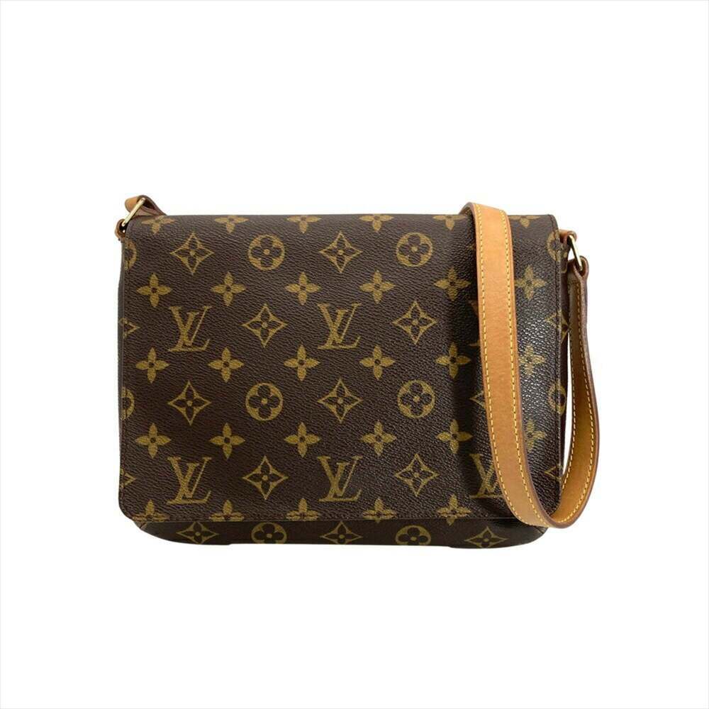LOUIS VUITTON Brown Monogram Canvas Shoulder Bag